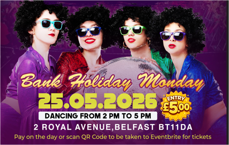 Bank Holiday Disco at 2 Rotal Avenue