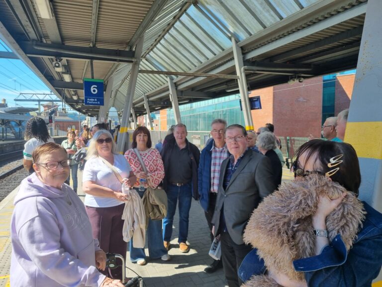 Great weather and company on our way to Howth
